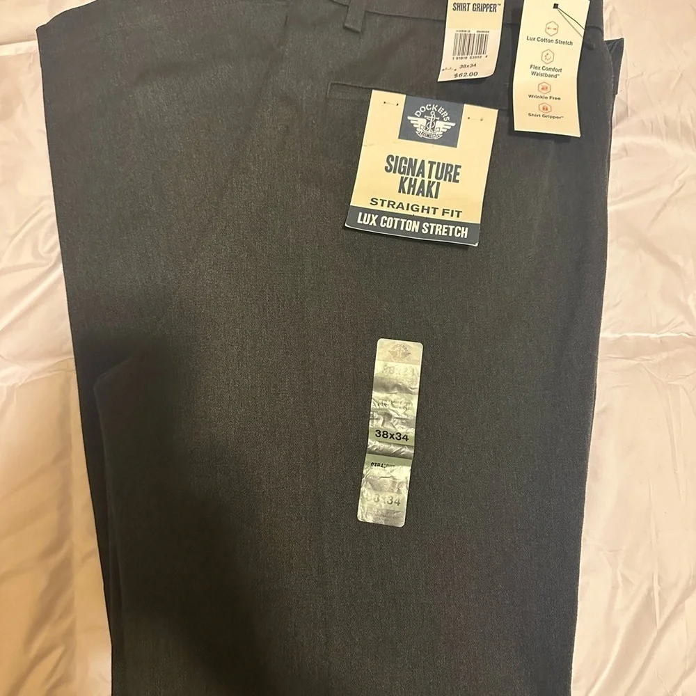 Dockers Gray Flat Front Shorts Classic Style